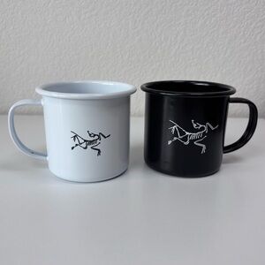 Arc'teryx RARE [set of 2] GSl 30th Anniversary Japan Promo Enamel Steel Cups
